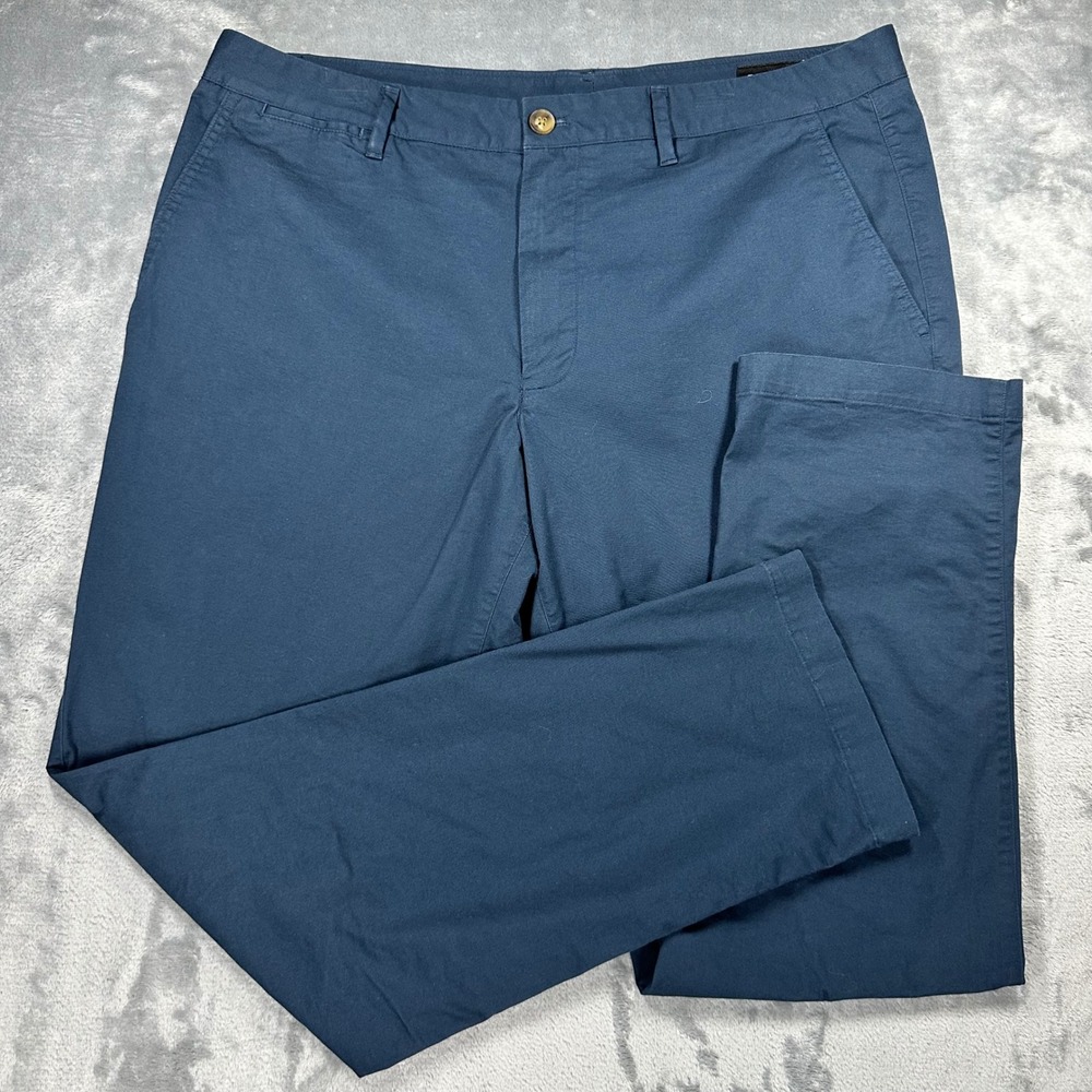 Bonobos Mens Stretch Chinos Navy Blue Cotton Blend Pants 38x32 23023-BMC75